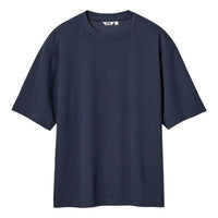 UNIQLO U AIRism Cotton Half Sleeve Oversized T-Shirt 'Blue' 484363-68