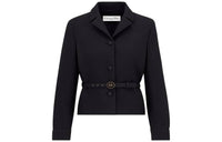 DIOR FW22 Business Suits Coats Women's Black