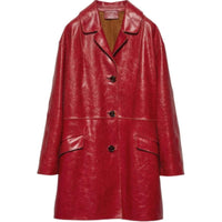 PRADA Coats Women's Red