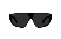 CELINE Acetate Irregular Shape Sunglasses Men's Black