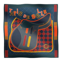 HERMES Silk Silk Scarves Women's Orange