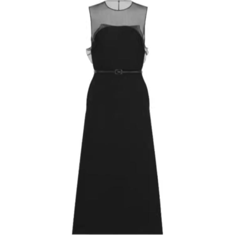 DIOR Sleeveless Dress Women's Black