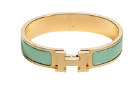 HERMES Bangles Women's Light Green