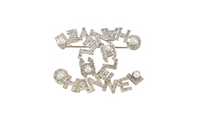 CHANEL Brooches Women's Gold