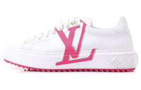 LOUIS VUITTON Time Out Low-Top Skateboard Shoes Women's White Pink