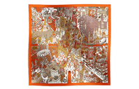HERMES Silk Scarves Women's Multicolor