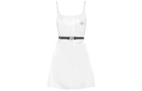 PRADA Sleeveless Dresses Women's White