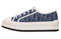 DIOR Walk'n'Dior Platform Shoes Low Top Skateboard Shoes Women's Blue