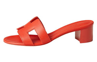 HERMES Oasis Slide Slippers Women's Red