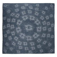 CELINE Silk Silk Scarves Women's Blue