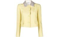 MIU MIU Jackets Coats Women's Yellow