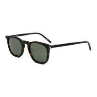 SAINT LAURENT Rectangular Sunglasses Men's Brown