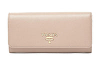 PRADA Leather Wallet Women's Pink