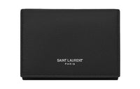 SAINT LAURENT Calfskin Key Pouch Men's Black