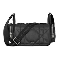DIOR Calfskin Shoulder Bag, Crossbody Bag Men's Black