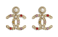 CHANEL Earrings Women's Multicolor