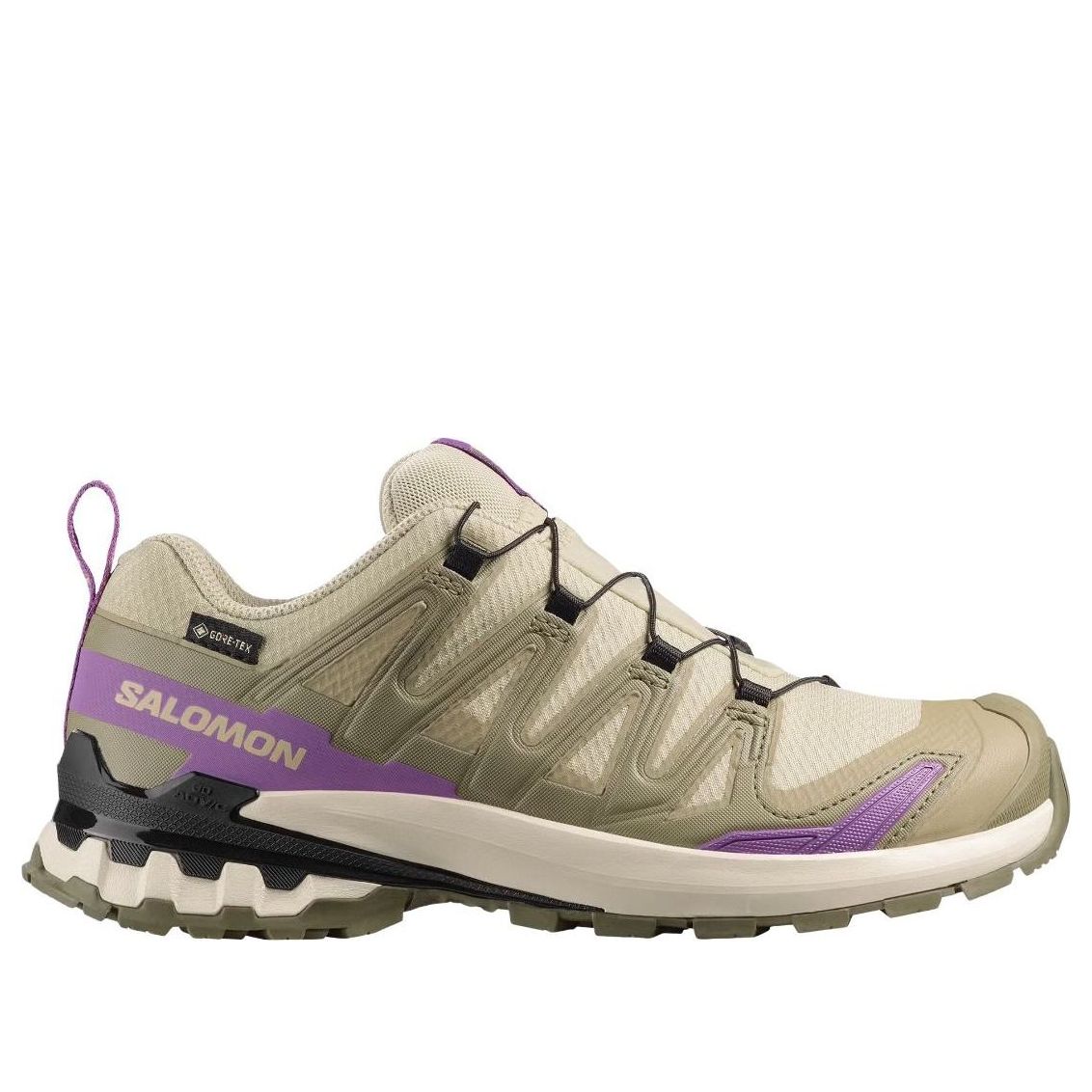 (WMNS) SALOMON XA Pro 3D V9 Gore-Tex 'Bog Aloe Concord Grape' 491458