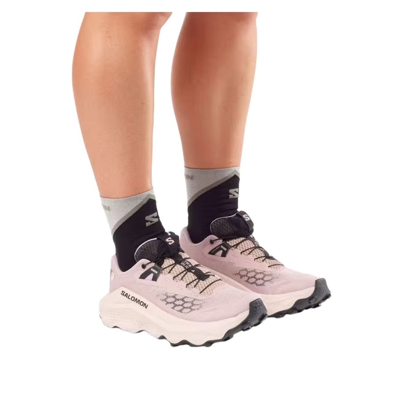 (WMNS) SALOMON Ultra Glide 4 'Shadow Gray Tapioca' 491492