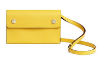 HERMES Epsom Leather Wallets Shoulder Bag Crossbody Bag Women's Naples Yellow
