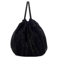 SAINT LAURENT Chiffon Handbag Women's Black