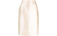SAINT LAURENT Pre Owned 1990s High waisted Silk Skirt