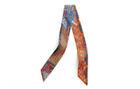 HERMES Silk Scarves Women's Orange