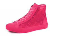 LOUIS VUITTON Tattoo Stylish Skateboarding Shoes Men's Pink