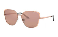 PRADA Metal Irregular Shape Sunglasses Women's Gold