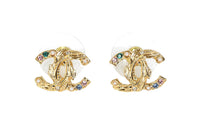 CHANEL Earrings Women's Gold