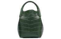 Loro Piana Crocodile Leather Shoulder Bag Crossbody Bag Handbag Extra Mini Women's Emerald