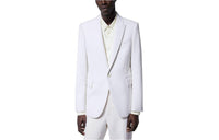 LOUIS VUITTON Single-Breasted Wool Blend Evening Jacket