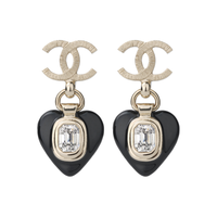 CHANEL Earrings Women's Gold