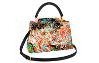 LOUIS VUITTON Capucines Cow Leather Handbag Medium Size Women's Multicolor