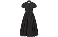 DIOR Short-Sleeved Dresses Women's Black