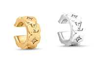 LOUIS VUITTON Clip On Earrings Women's Gold/Silver