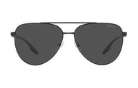PRADA Metal Aviator Sunglasses Men's Black