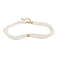CHANEL Metal Waist Chains Unisex White -