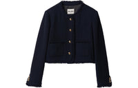 MIU MIU SS24 Jackets & Coats Women's Marine Blue
