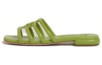 MIU MIU Slide Slippers Women's Fern Green