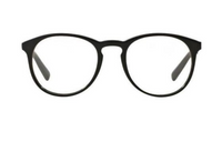 PRADA Plastic Round Eyeglass Frames Women's Black