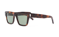 SAINT LAURENT Tortoiseshell effect Square frame Sunglasses