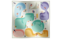 HERMES Silk Scarves Women's Multicolor