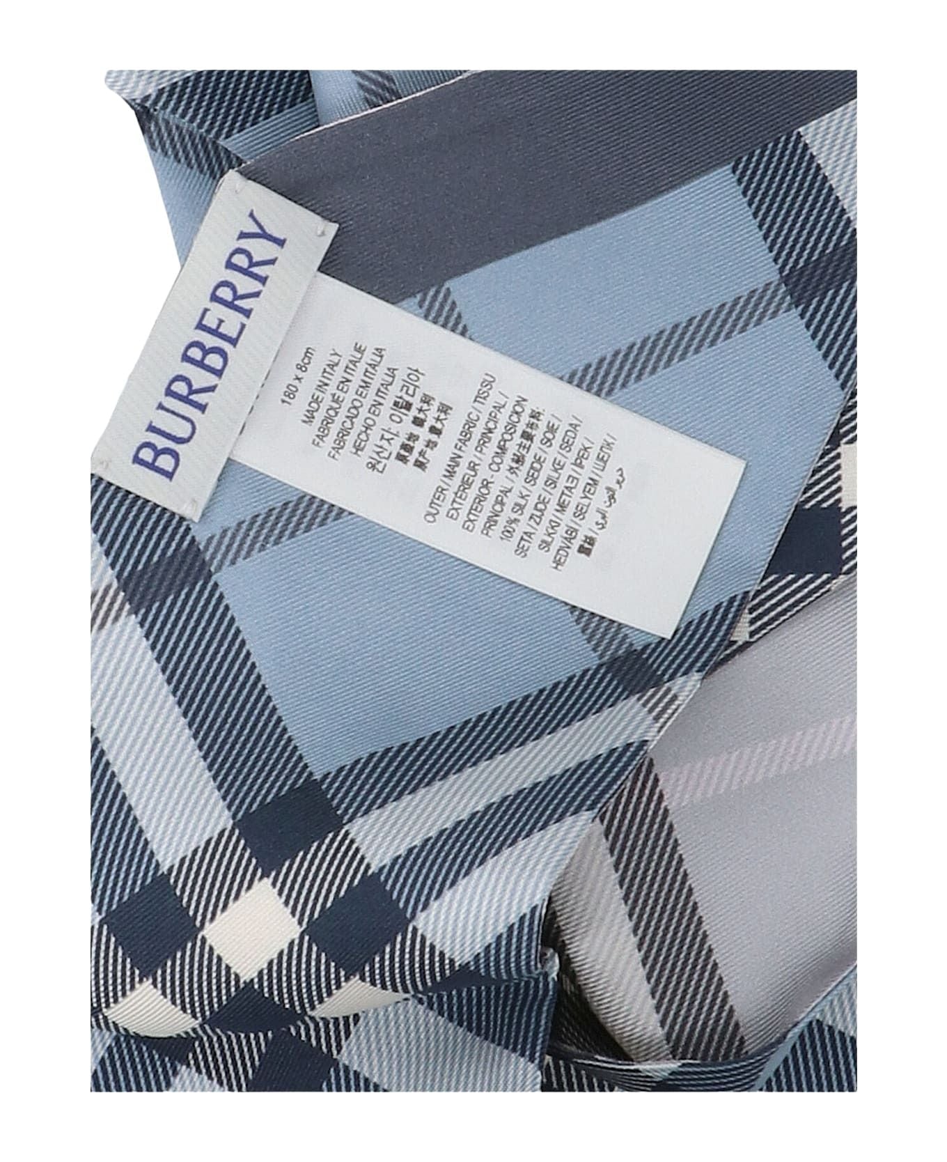 (WMNS) Burberry 25 Check Scarf 'Blue' 8110365