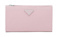 PRADA Saffiano Leather Wallet Large Size Women's Pink