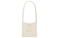 CELINE Wool Handbag, Shoulder Bag Women's Ecru