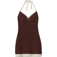 MIU MIU Slip Dresses Women's Brown