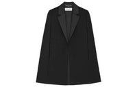 SAINT LAURENT FW22 Cloaks Men's Black