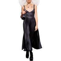 CHANEL Slip Dresses Women's Black