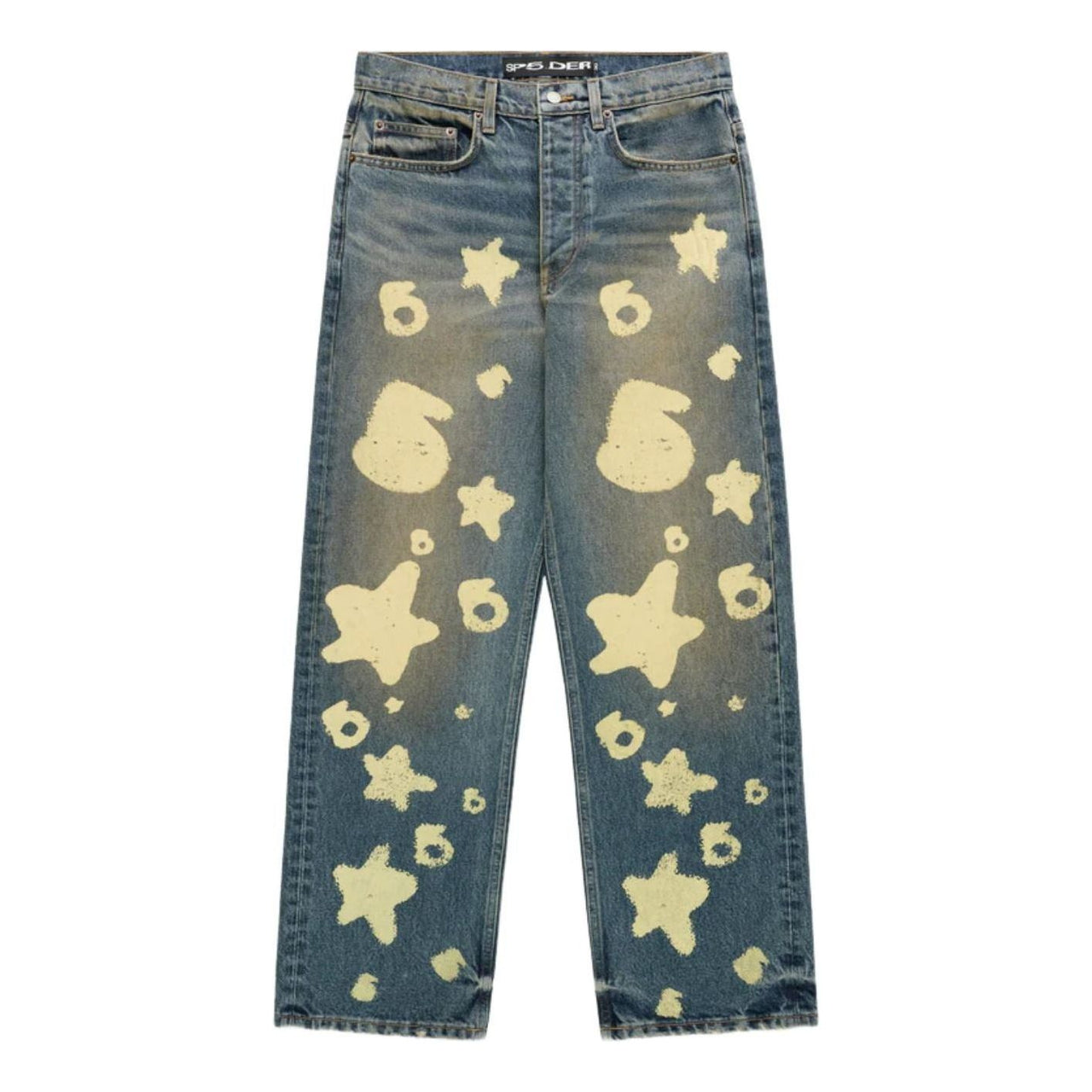 SP5DER Beluga Stamp Denim Pant 'Indigo' PA007SS27ING
