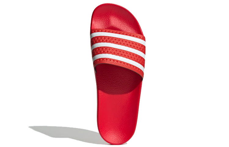 adidas originals Adilette Slides 'Red White' EF5432